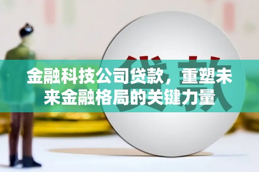 宜宾金融科技公司贷款，重塑未来金融格局的关键力量