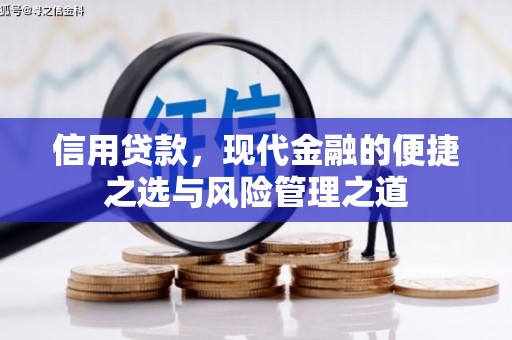 宜宾信用贷款，现代金融的便捷之选与风险管理之道