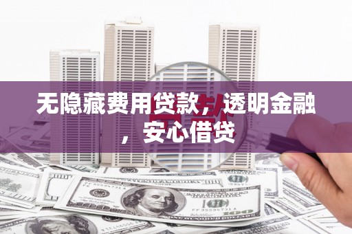 宜宾无隐藏费用贷款，透明金融，安心借贷