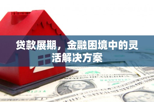 宜宾贷款展期，金融困境中的灵活解决方案