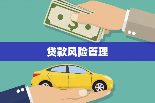 宜宾贷款风险管理