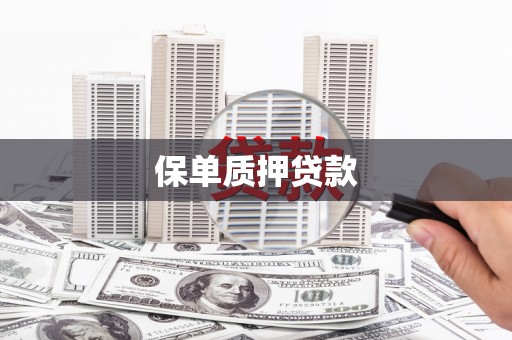 宜宾保单质押贷款