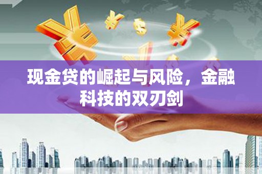 宜宾现金贷的崛起与风险，金融科技的双刃剑