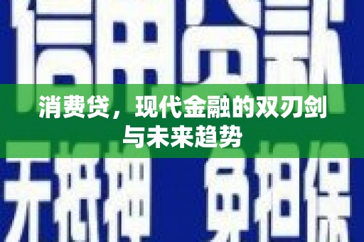 宜宾消费贷，现代金融的双刃剑与未来趋势