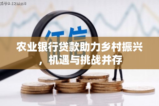 宜宾农业银行贷款助力乡村振兴，机遇与挑战并存