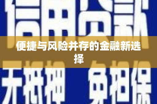 宜宾便捷与风险并存的金融新选择