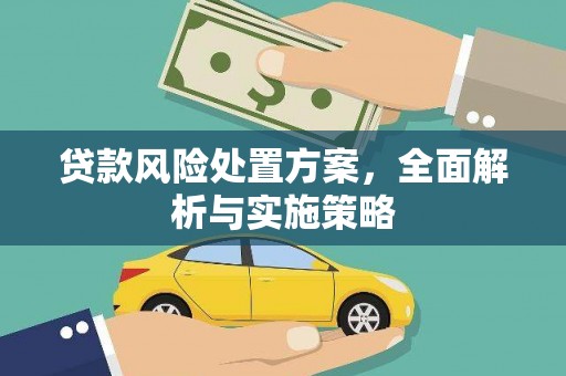 宜宾贷款风险处置方案，全面解析与实施策略