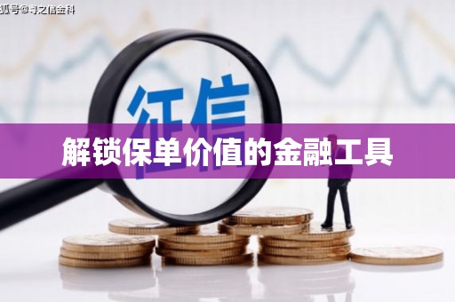宜宾解锁保单价值的金融工具